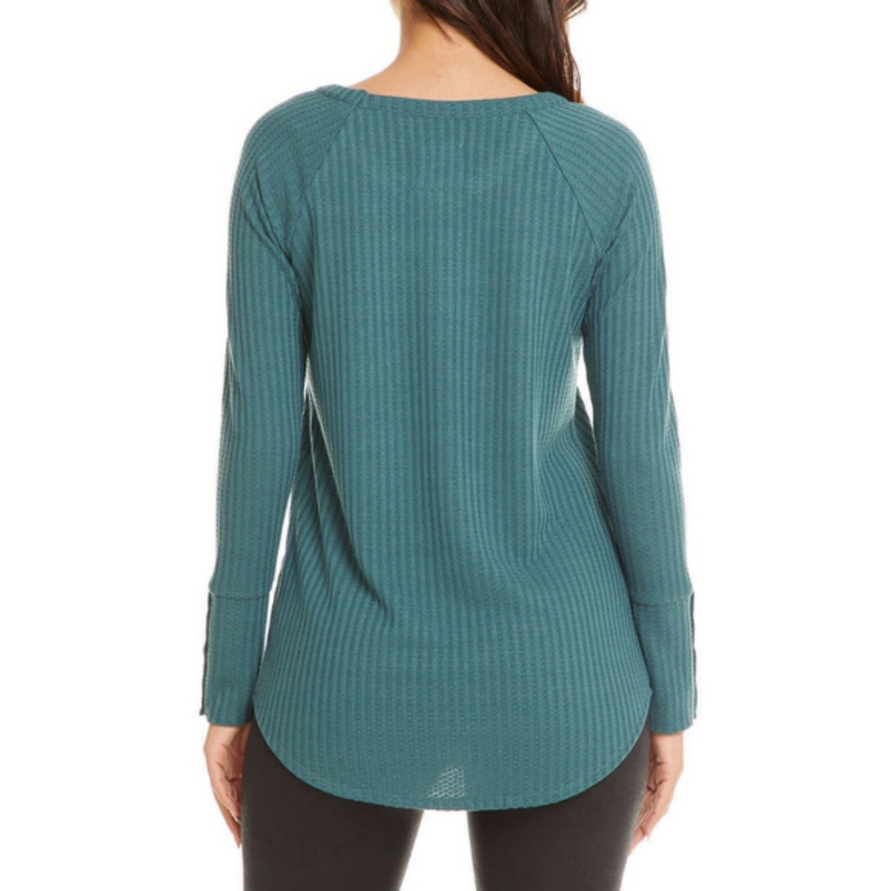 CHASER Ladies' Long Sleeve Waffle Thermal Tunic - Picture 2 of 5